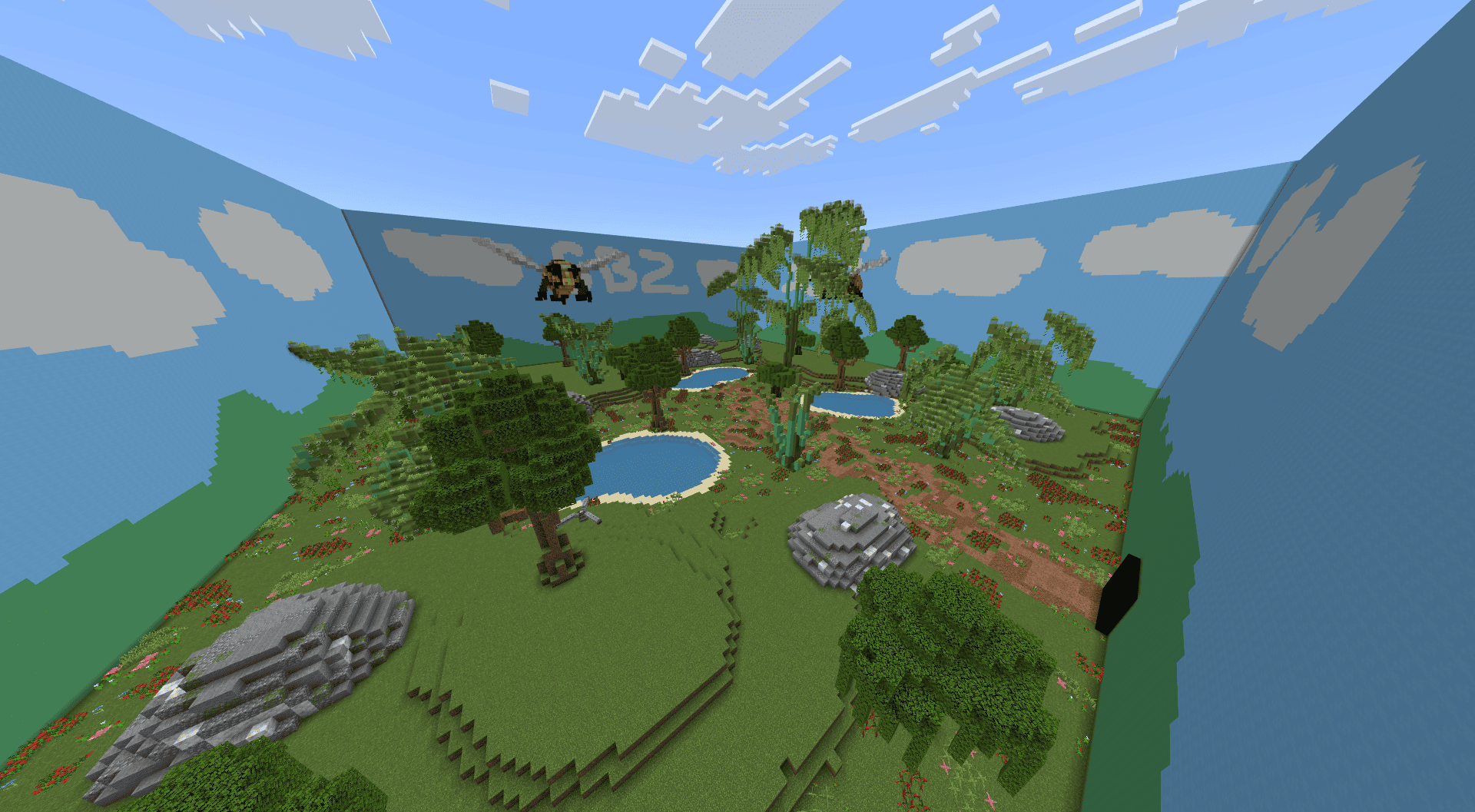 Construcción de un evento en Minecraft Bedrock