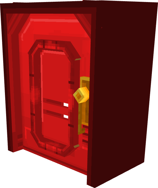 Mingle door rojo